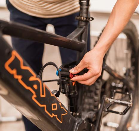 Shop und Bike-Fuhrpark