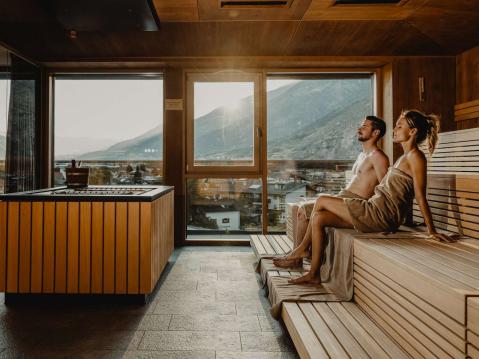 Relaxing moments at the wellness hotel in the Venosta Valley!